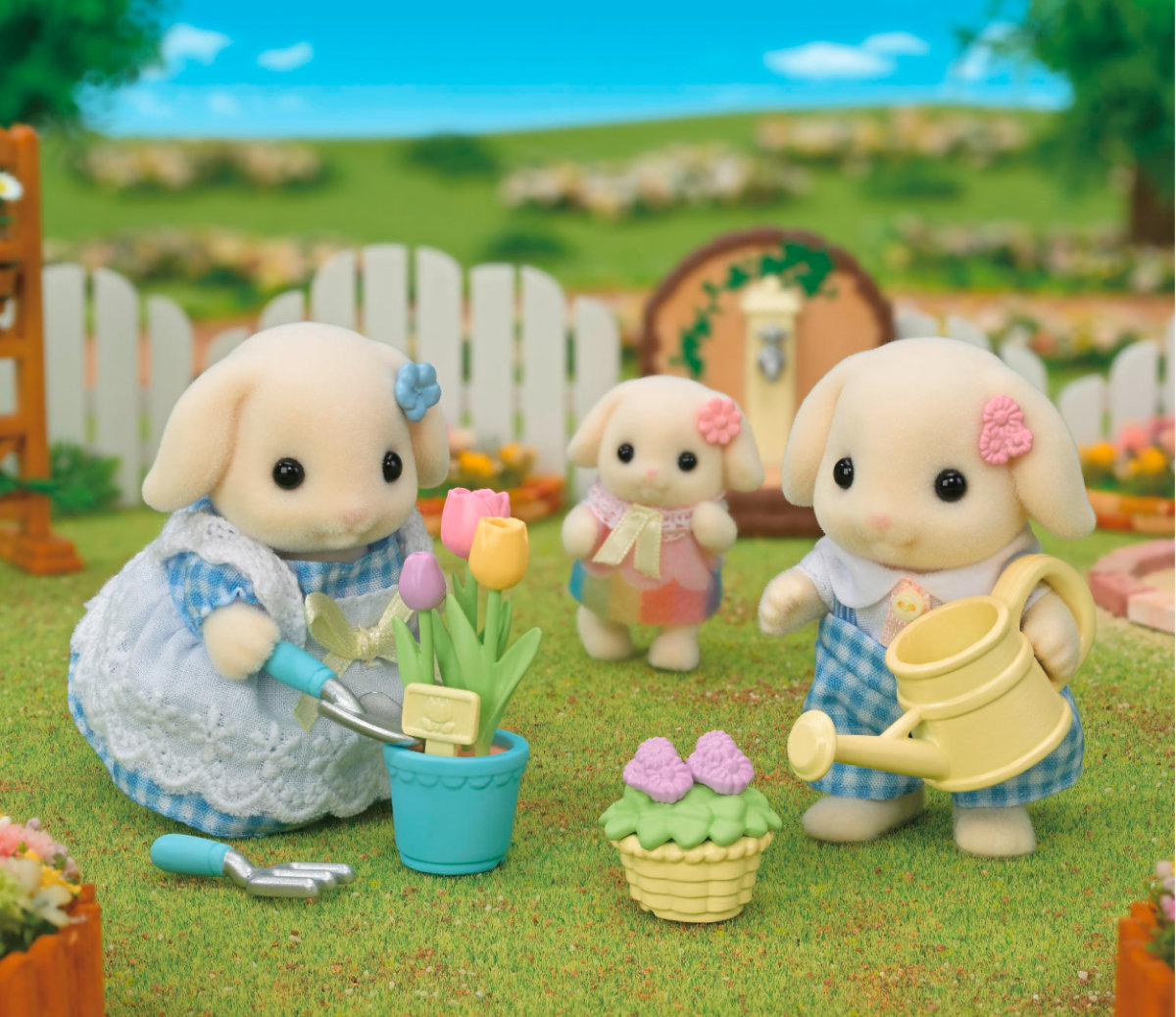 Blumen- und Garten-Spielset mit Figuren