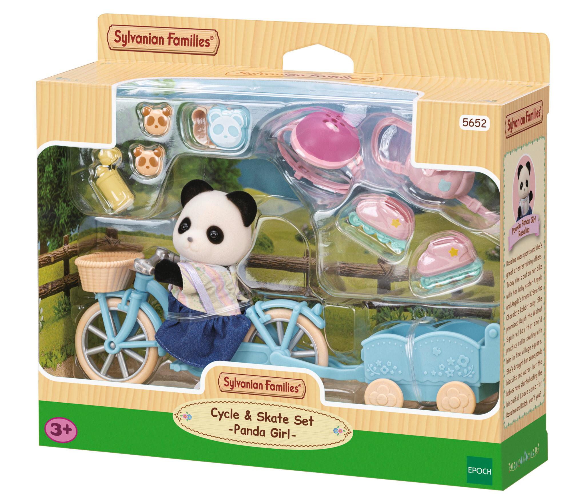 Fahrrad und Rollschuhe Spielset mit Figur